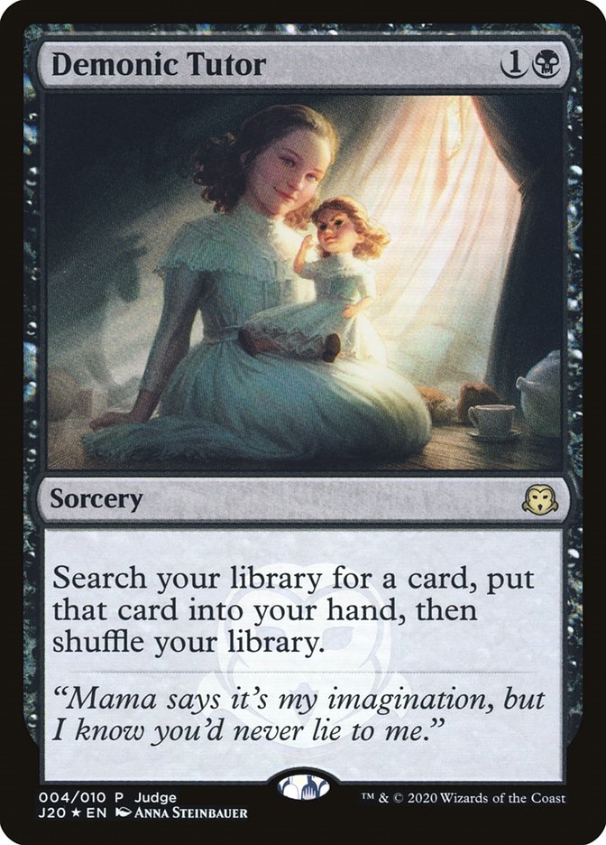 Demonic Tutor Judge Rewards Promo 2020